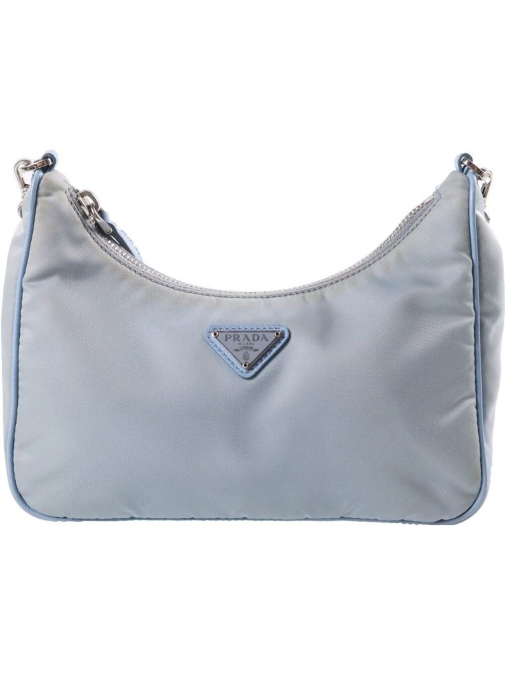 Prada Re Edition Shoulder Bag Leather Light Blue